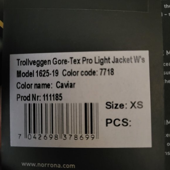 Norrøna trollveggen Gore-Tex Pro Light Jacket - Picture 9 of 9